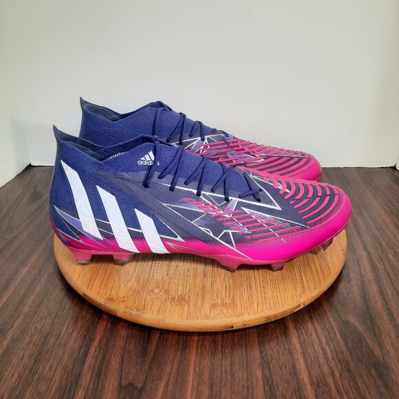 Adidas Predator Edge.1 FG Mens Size 13 Shoes Purple Champions League Soccer Boot